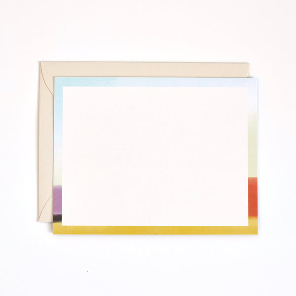 Daybreak Abstract Note Card Set