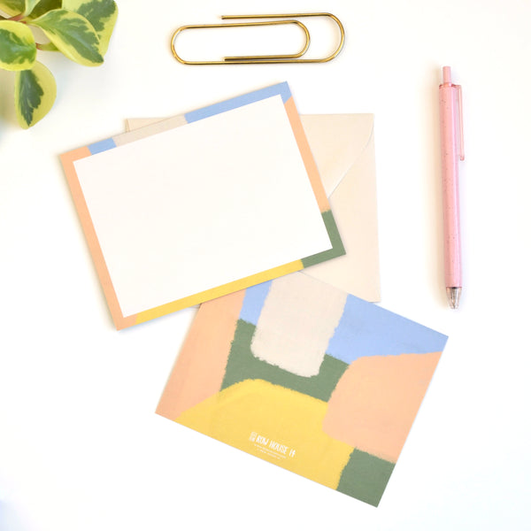 Ethereal Abstract Note Card Set