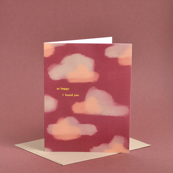 So Happy I Found You Gold Foil Card