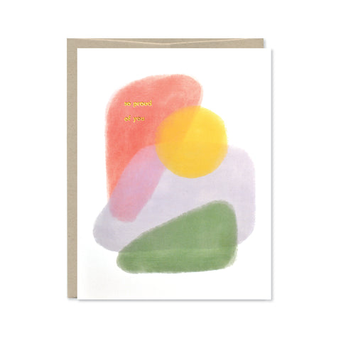 So Proud of You Gold Foil Card