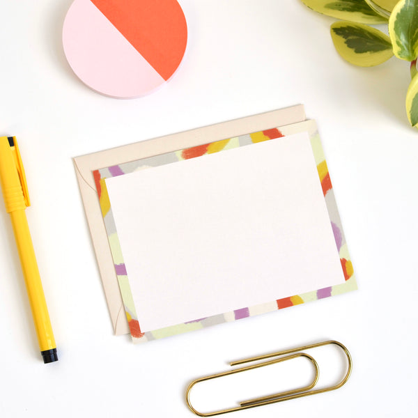 Sunilt Abstract Note Card Set