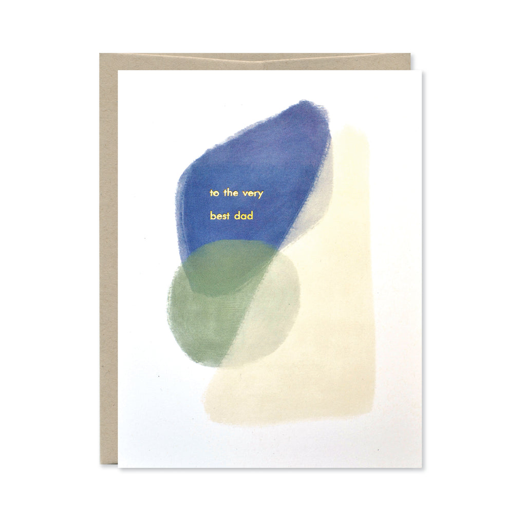 To the Very Best Dad Gold Foil Father's Day Card