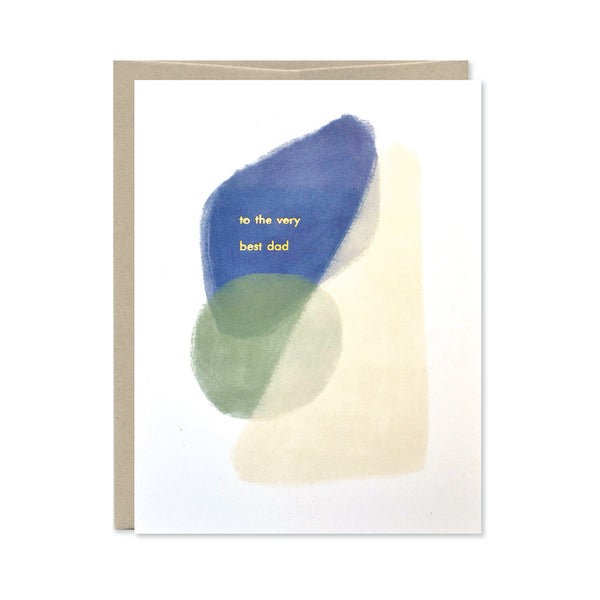 To the Very Best Dad Gold Foil Father's Day Card
