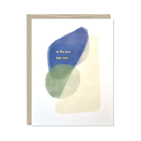 To the Very Best Dad Gold Foil Father's Day Card
