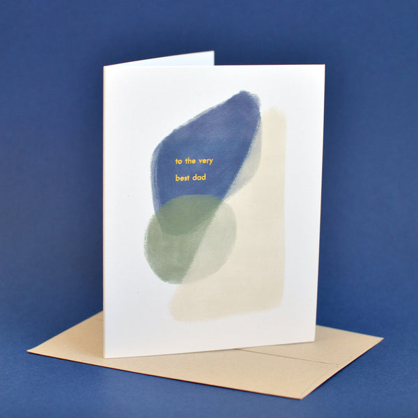 To the Very Best Dad Gold Foil Father's Day Card