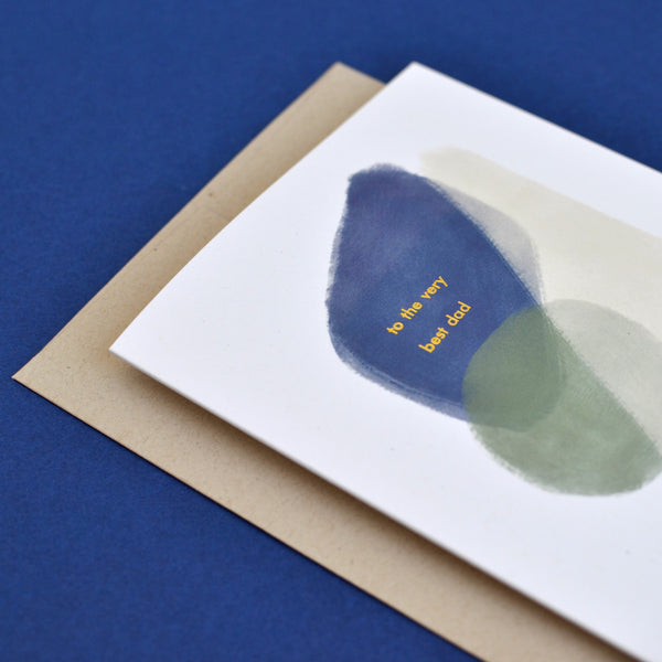 To the Very Best Dad Gold Foil Father's Day Card