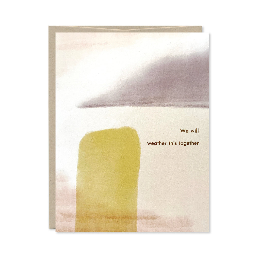 Weather This Together Gold Foil Card