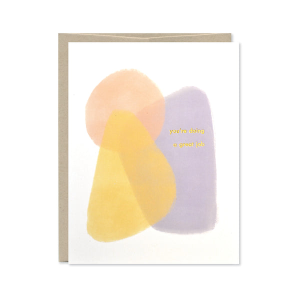 You're Doing a Great Job Gold Foil Card