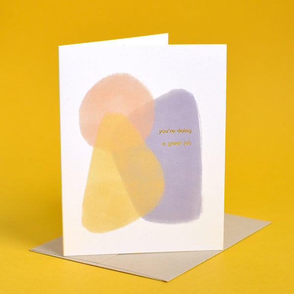 You're Doing a Great Job Gold Foil Card