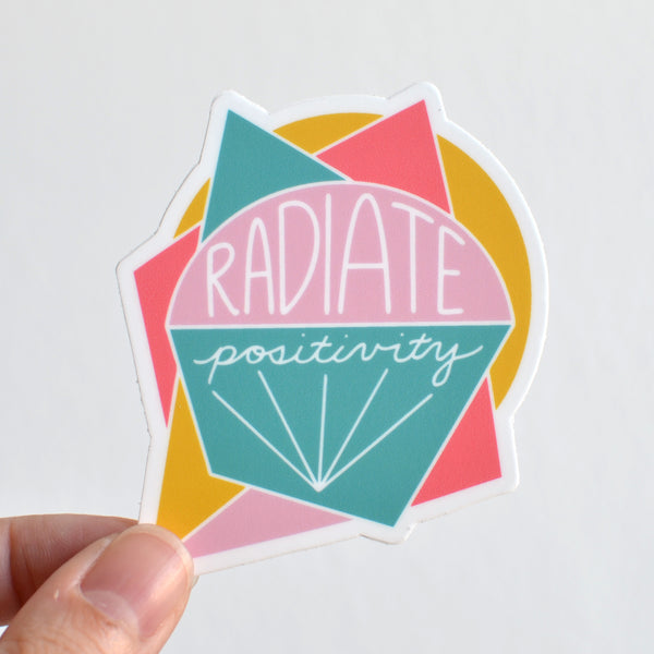 Radiate Positivity Sticker