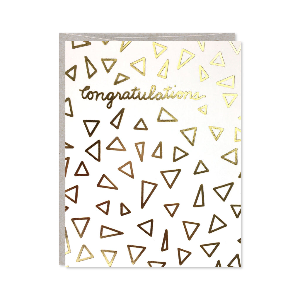 Gold Foil Congratulations Card