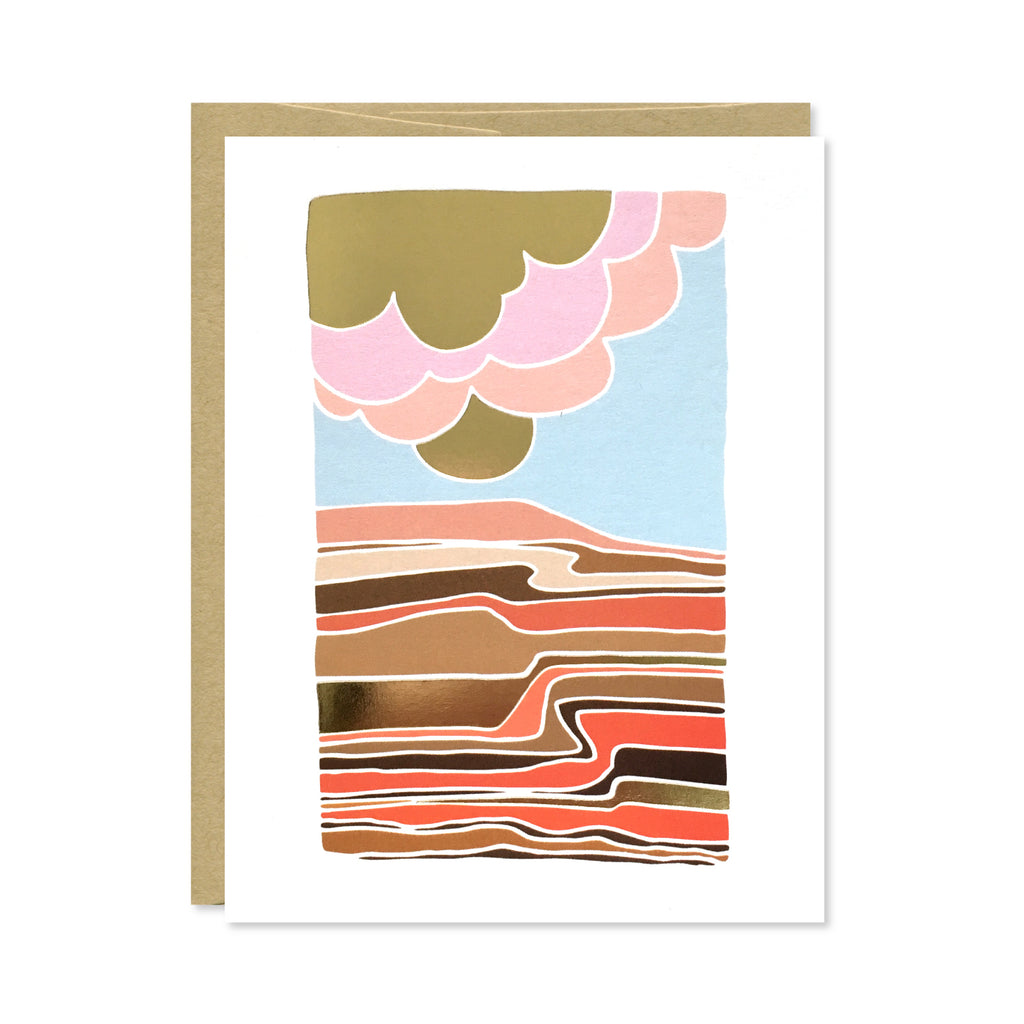 Desert Gold Foil Card