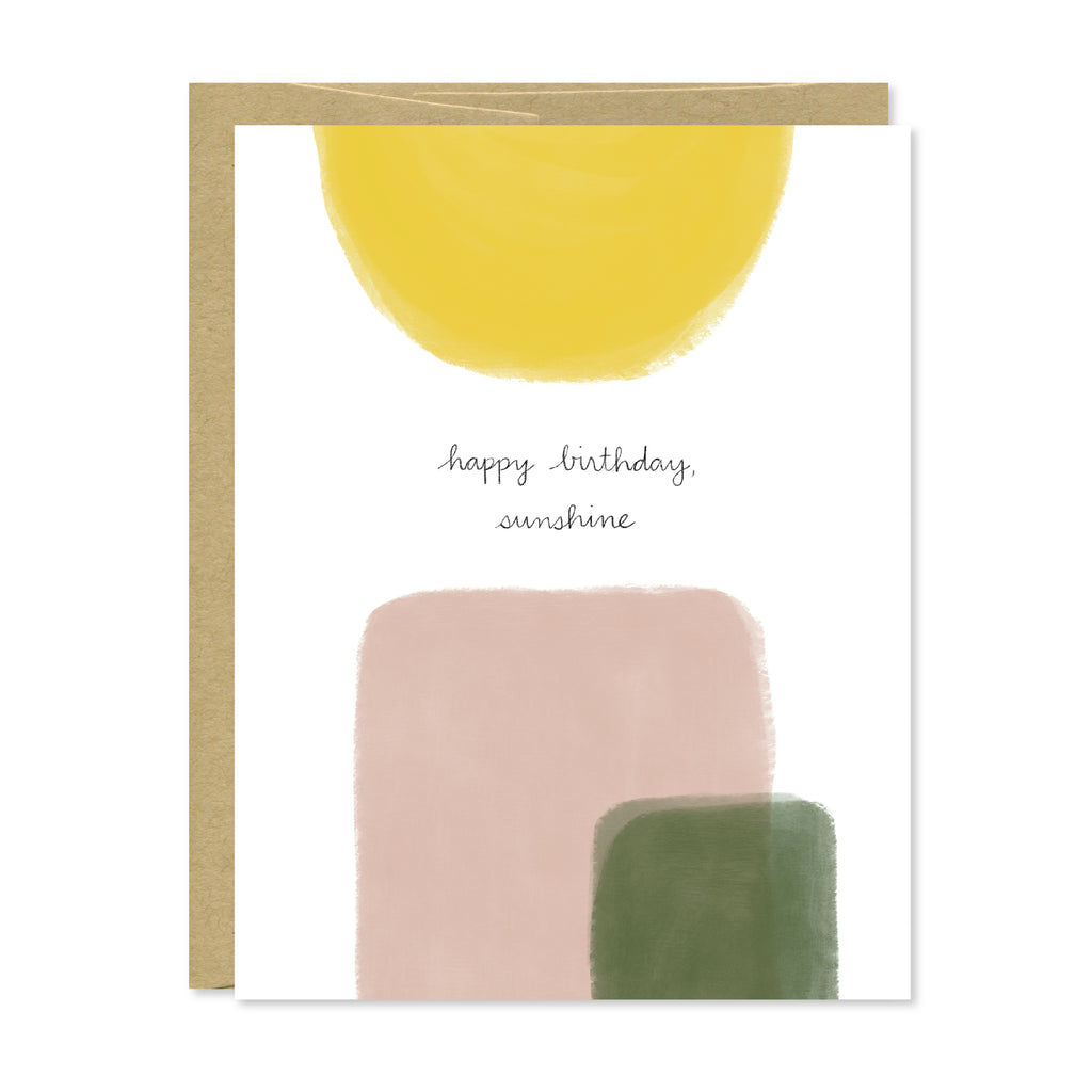 Happy Birthday Sunshine Card