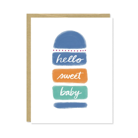 Hello Sweet Baby Card