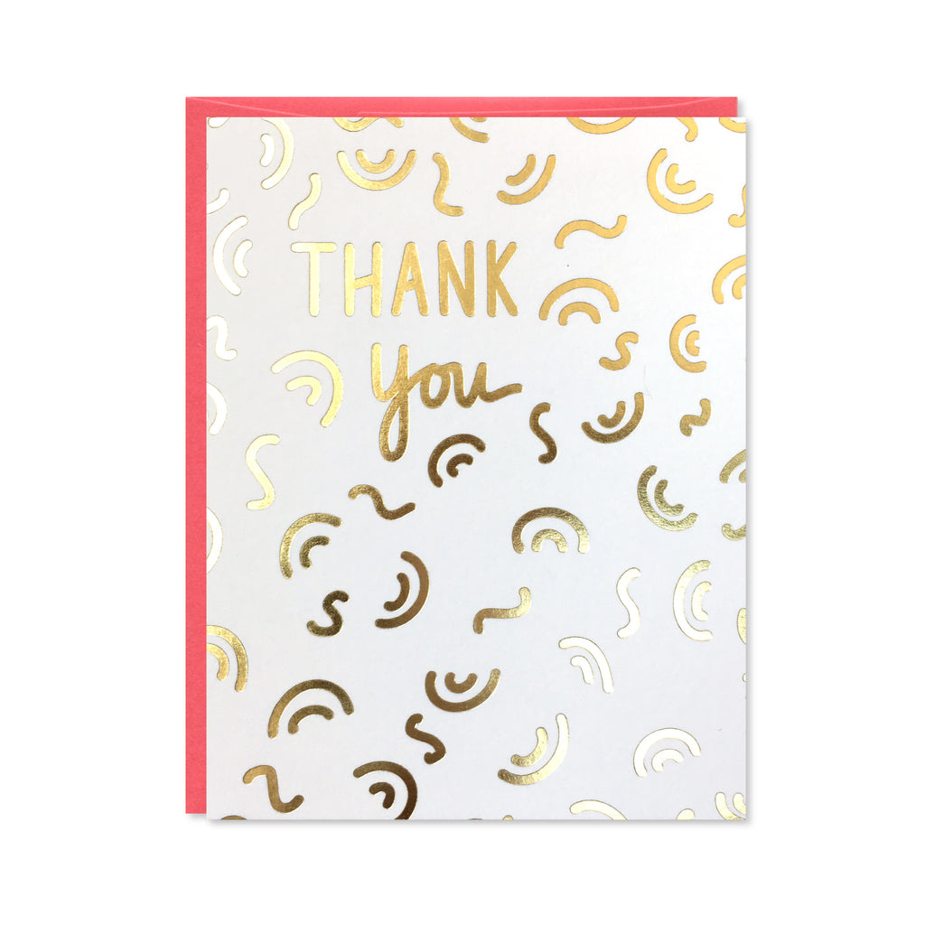 Gold Foil Thank You Card