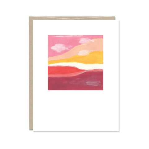 Painted Desert Blank Greeting Card