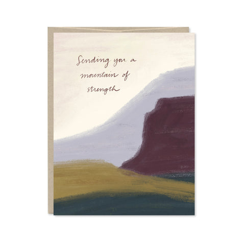Sending You a Mountain of Strength Card