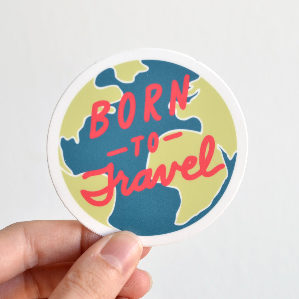 Born to Travel Sticker