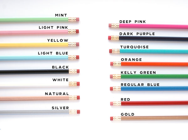 Custom Pencils - Set of 10