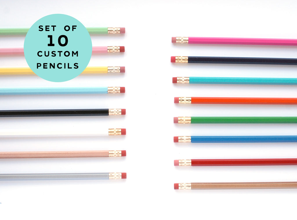 Custom Pencils - Set of 10