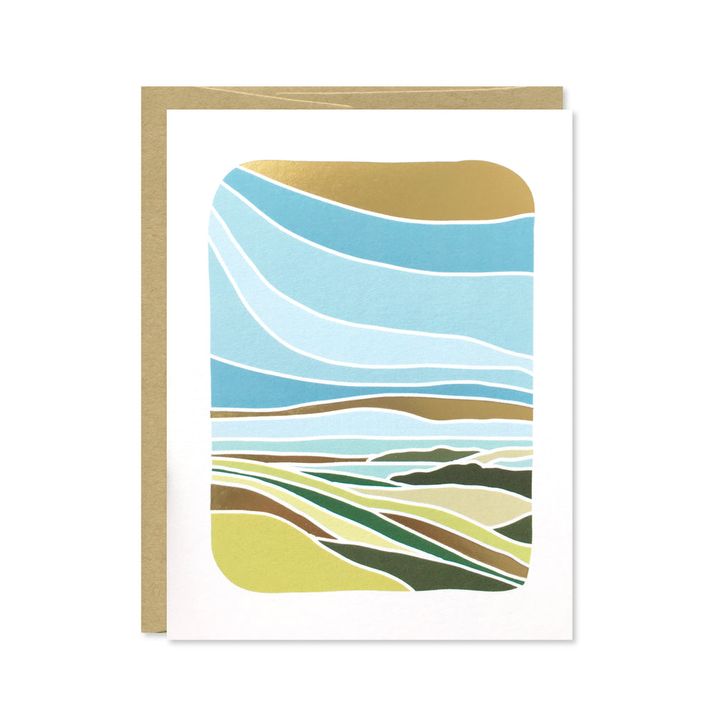 Coromandel Peninsula Gold Foil Card
