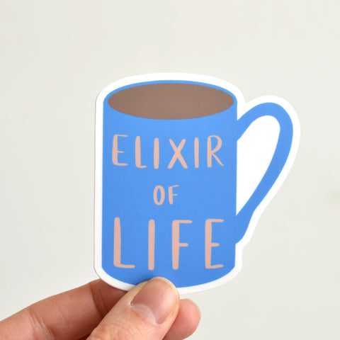 Elixir of Life Coffee Sticker