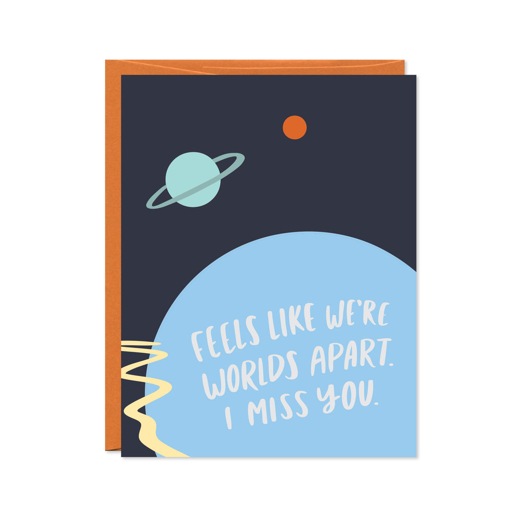 Worlds Apart Miss You Card