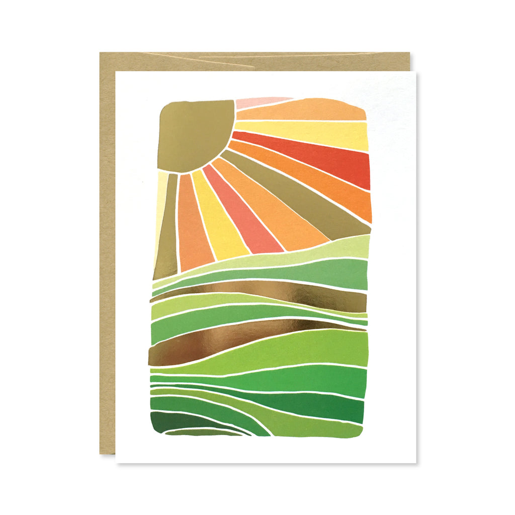 Prairie Gold Foil Card