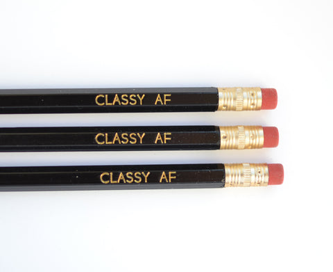 Classy AF Pencil Set