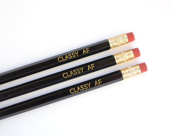Classy AF Pencil Set