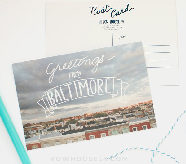 Greetings From Baltimore Postcards